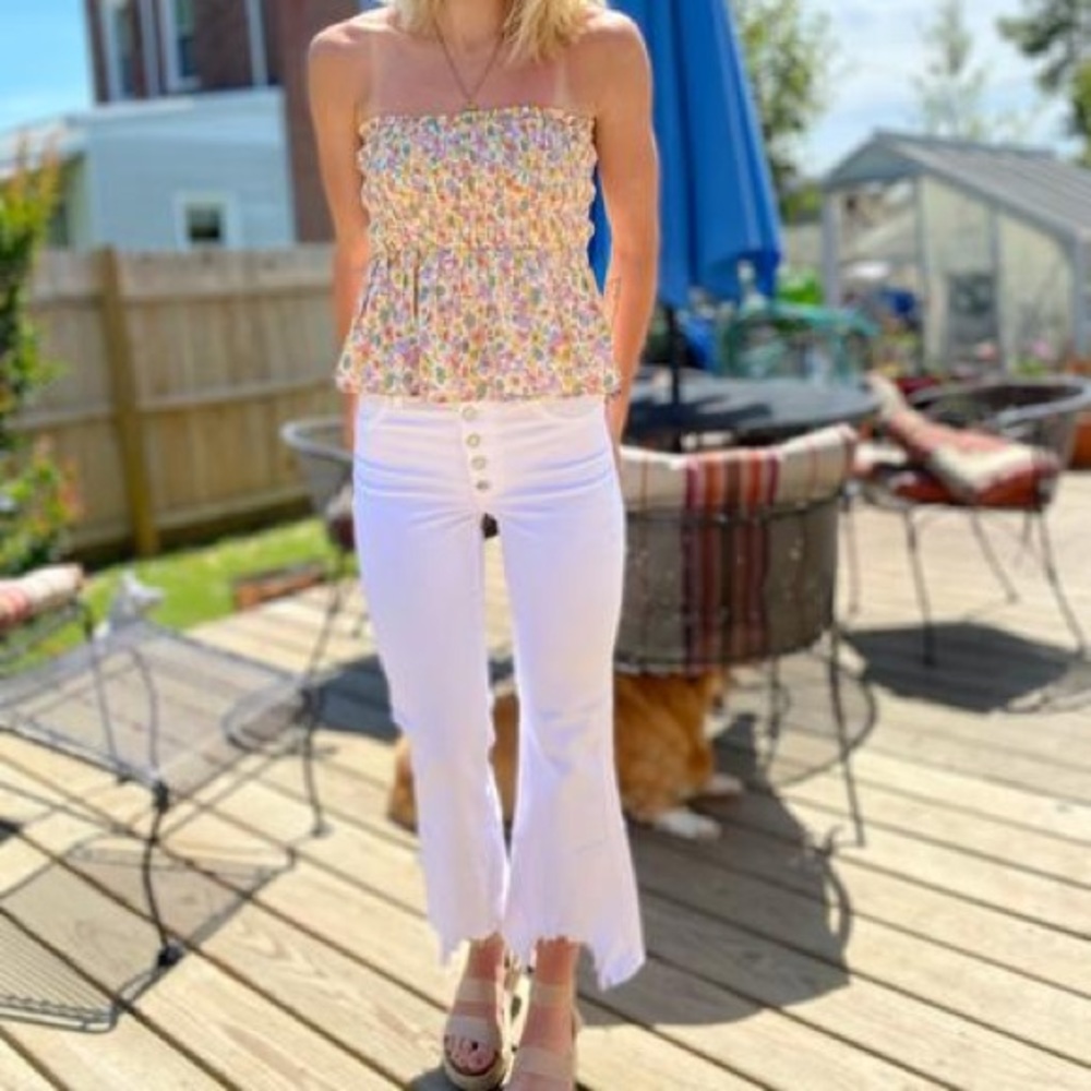 AE Super High-Waisted Crop Flare Jean